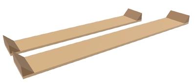 Leisten f&uuml;r Weinregal