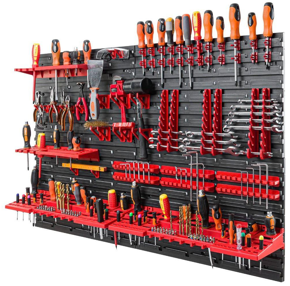 Werkzeugwand mit Werkzeughaltern