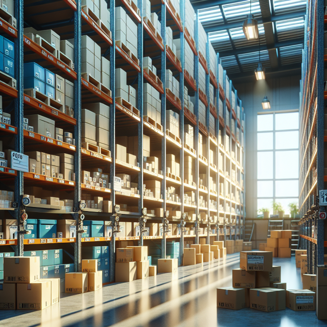 Vorbildliche Ordnung im Gro&szlig;lager